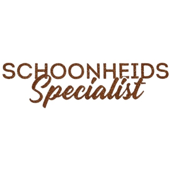 Water en olieafstotende Schoonheidsspecialiste Schort met opdruk - Schoonheidsspecialist