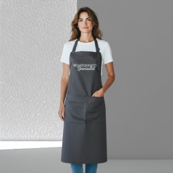 Water en olieafstotende Schoonheidsspecialiste Schort met opdruk - Schoonheidsspecialist