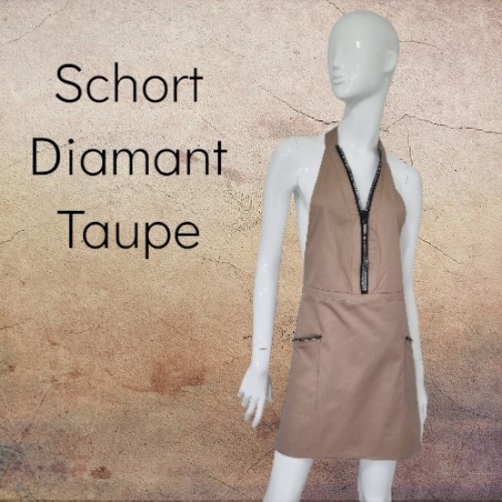 Schort Diamant - Taupe