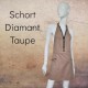 Schort Diamant - Taupe