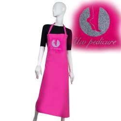 Schort met opdruk - Pedicure - Voet op tenen - (Tekst) Uw pedicure