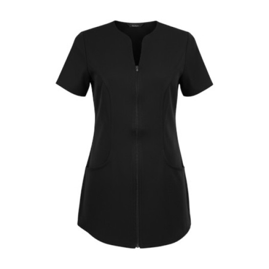 Tuniek Demi: Zwart met diamant rits