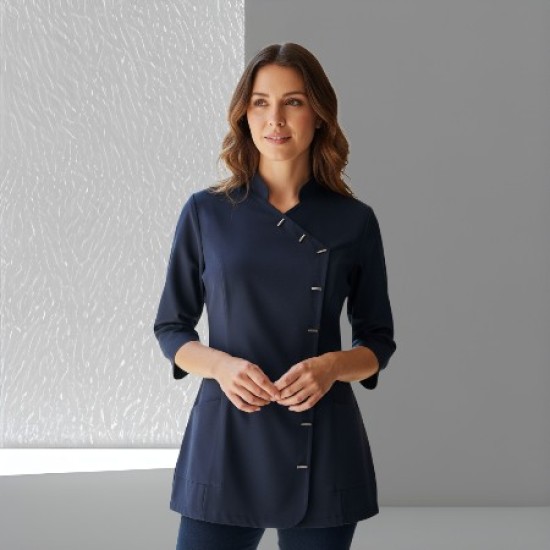 Tuniek Esmee 3/4 mouw: Donkergrijs Tuniek Esmee 3/4 mouw: Donkergrijs