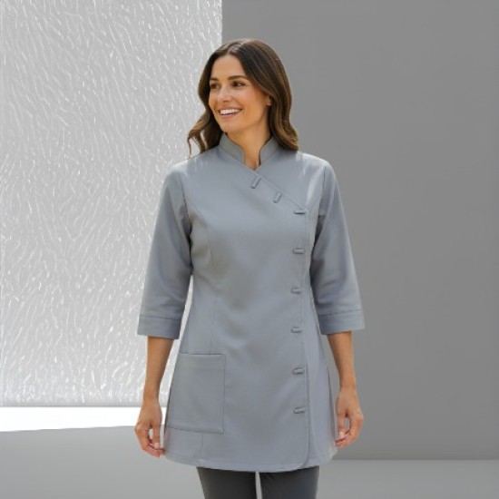 Tuniek Esmee 3/4 mouw: Grijs Tuniek Esmee 3/4 mouw: Grijs