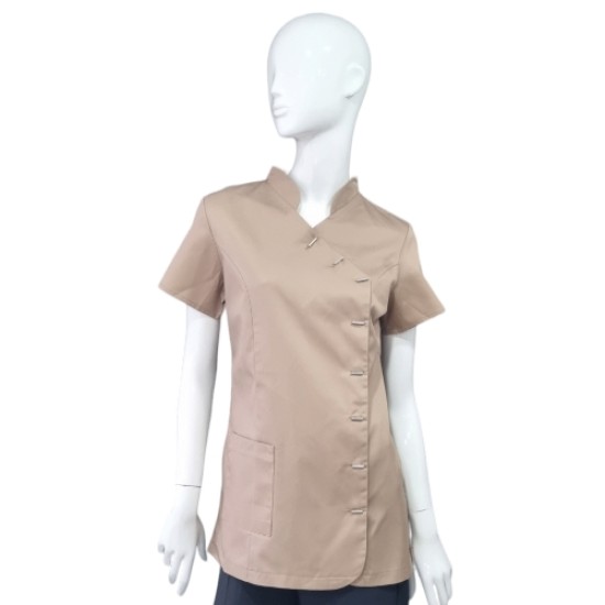 Tuniek Esmee Katoen: Taupe Tuniek Esmee Katoen: Taupe