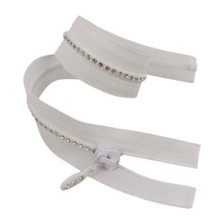 Losse Diamant Rits - Wit