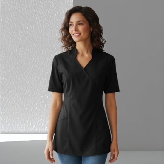 Wikkeltuniek Wendy (Polyester) - Zwart