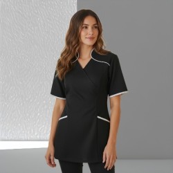 Wikkeltuniek Wendy: Zwart met witte rand