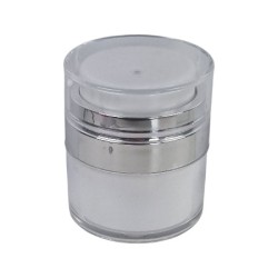 Airless Pomp Dispencer - Navulbare pomp dispencer - Vacuüm lotion pot - Lege Cosmetische Pot - 15ml