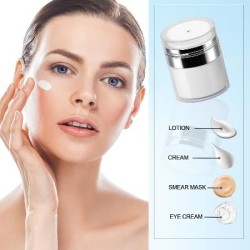 Airless Pomp Dispencer - Navulbare pomp dispencer - Vacuüm lotion pot - Lege Cosmetische Pot - 30ml