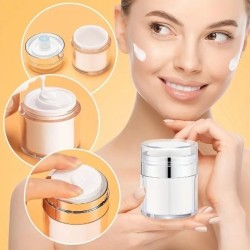 Airless Pomp Dispencer - Navulbare pomp dispencer - Vacuüm lotion pot - Lege Cosmetische Pot - 50ml