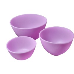 Siliconen masker kommen set 3 delig