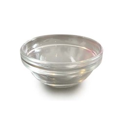 Mengschaaltje wimperverf glas klein