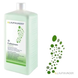 Laufwunder Voetbalsem Groen - Verfrissend en verkoelende voetbalsem - Salonverpakking - 500ml