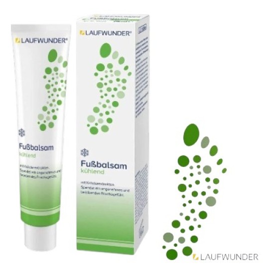 Laufwunder Voetbalsem Groen - Verfrissend en verkoelende voetbalsem - 75ml Laufwunder Voetbalsem Groen - Verfrissend en verkoelende voetbalsem - 75ml