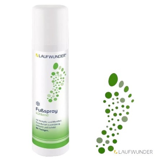 Laufwunder Voetspray Groen - Verfrissend en verkoelende voetspray - 150ml Laufwunder Voetspray Groen - Verfrissend en verkoelende voetspray - 150ml