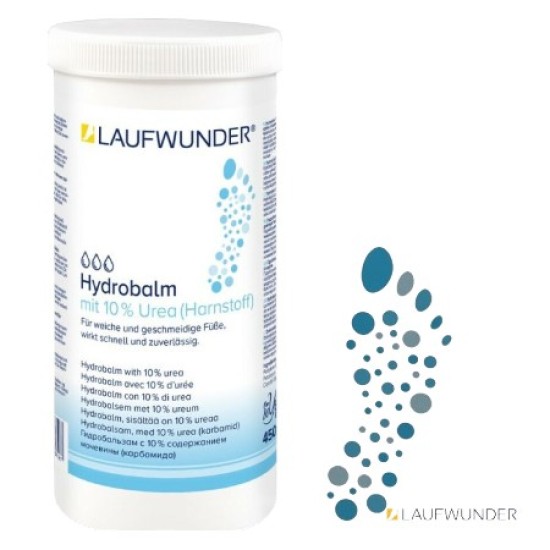 Laufwunder Hydrobalm Lichtblauw - Voetbalsem voor zeer droge voeten - Refill-pot - 450ml Laufwunder Hydrobalm Lichtblauw - Voetbalsem voor zeer droge voeten - Refill-pot - 450ml
