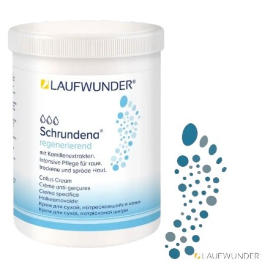 Laufwunder Schrundena Lichtblauw - Klovencrème voor zeer droge voeten - Salonverpakking - 900ml Laufwunder Schrundena Lichtblauw - Klovencrème voor zeer droge voeten - Salonverpakking - 900ml