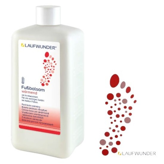 Laufwunder Voetbalsem Rood - Verwarmende voetbalsem - Salonverpakking 500ml