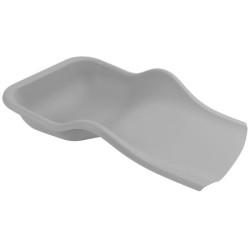 Flexibele opvangschaal - Opvangbak Pedicure Flexibel - Kleur: Grijs