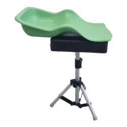 Flexibele opvangschaal - Opvangbak Pedicure Flexibel - Kleur: Groen