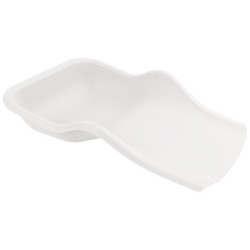 Flexibele opvangschaal - Opvangbak Pedicure Flexibel - Kleur: Wit