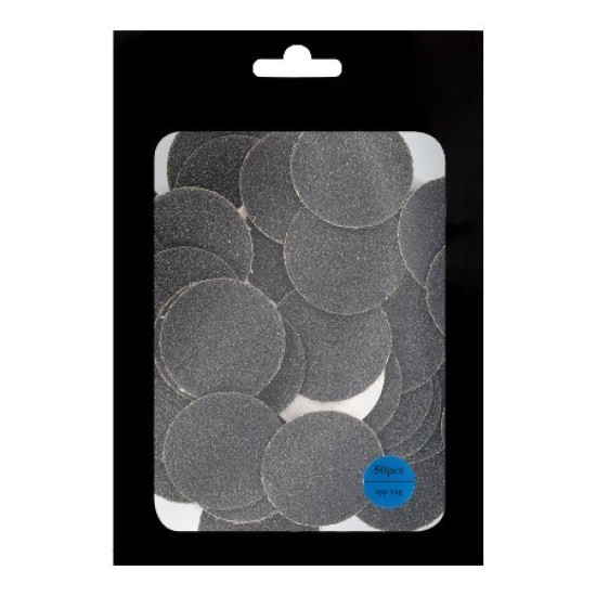 Vervangende schuurschijven voor PodoDisk - Schuurpads voor Pododisk - Maat L - 25mm - 80grit - 50 stuks
