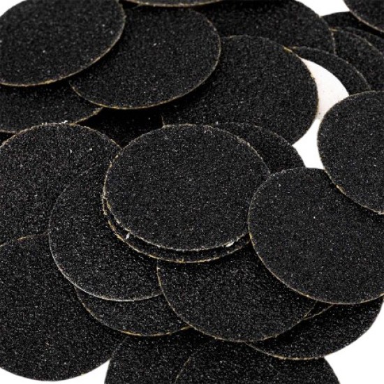 Vervangende schuurschijven voor PodoDisk - Schuurpads voor Pododisk - Maat L - 25mm - 80grit - 50 stuks