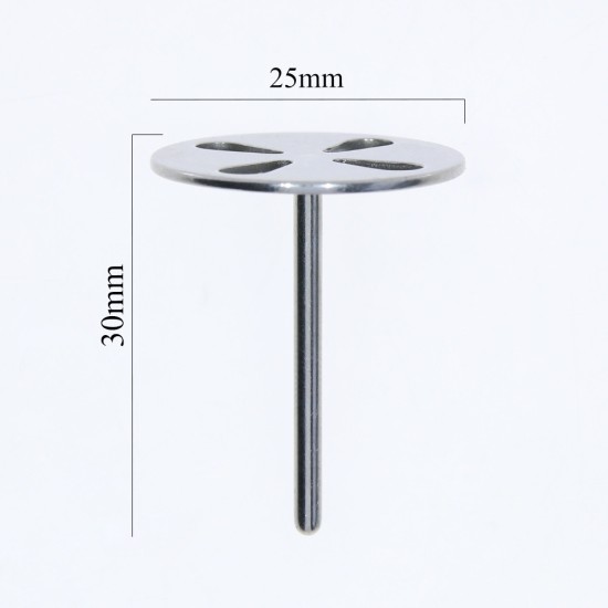 Pododisk - Pedicure set  - Houder met vervangbare schijven: Maat L 25 mm