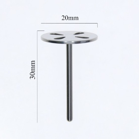Pododisk - Pedicure set  - Houder met vervangbare schijven: Maat M 20 mm