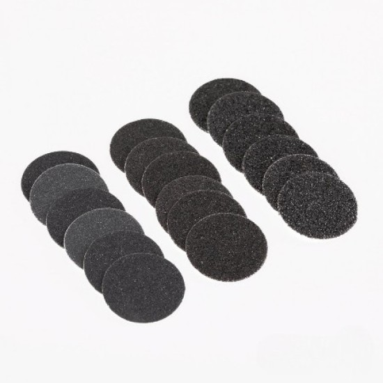 Pododisk - Pedicure set  - Houder met vervangbare schijven: Maat M 20 mm