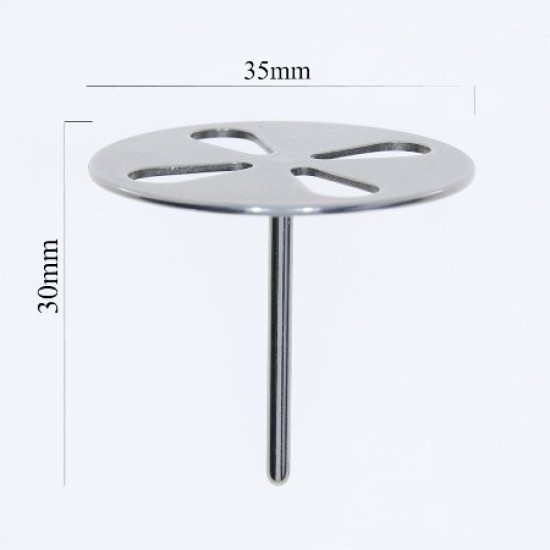 Pododisk - Pedicure set  - Houder met vervangbare schijven: Maat XL 35 mm