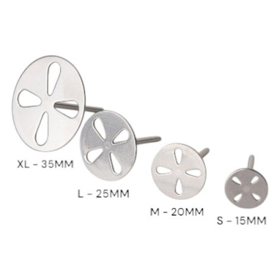 Pododisk - Pedicure set  - Houder met vervangbare schijven: Maat XL 35 mm