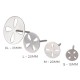 Pododisk - Pedicure set  - Houder met vervangbare schijven: Maat XL 35 mm