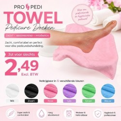 Pro Pedicure Doeken - Pro Pedi Towel - 3st