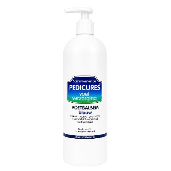 Samenwerkende Pedicures Voetbalsem Blauw 500ml Samenwerkende Pedicures Voetbalsem Blauw 500ml