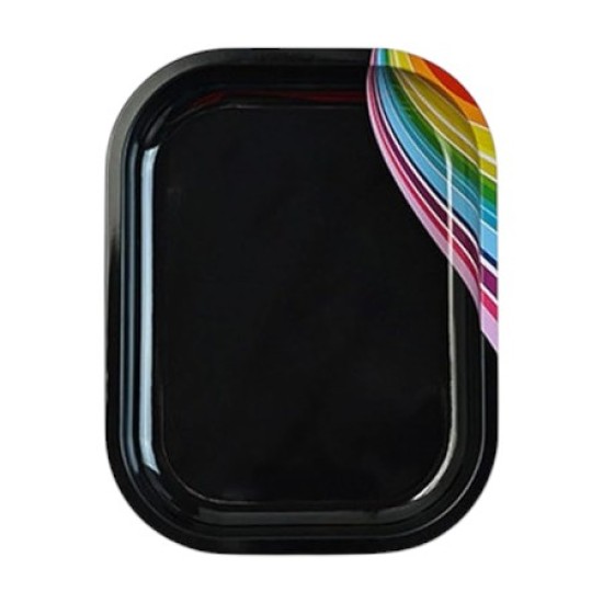 Nail Tray Rainbow - Instrumenten Tray Mini Regenboog - Black