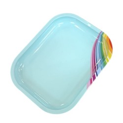 Nail Tray Rainbow - Instrumenten Tray Mini Regenboog - Blue