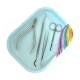 Nail Tray Rainbow - Instrumenten Tray Mini Regenboog - Blue Nail Tray Rainbow - Instrumenten Tray Mini Regenboog - Blue