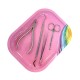 Nail Tray Rainbow - Instrumenten Tray Mini Regenboog - Pink