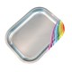 Nail Tray Rainbow - Instrumenten Tray Mini Regenboog - Silver