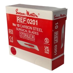 Swann Morton Mesjes Nr: 10 Sterile