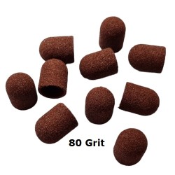 Pedicure slijpkapjes Ø 13 mm - 10 stuks Bruin