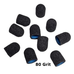 Pedicure slijpkapjes Ø 13 mm - 10 stuks Zwart