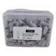 Slijpkapjes - schuurrolletjes voor nagelfrees 3mm - 100st - Kleur: Wit