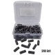 Slijpkapjes - schuurrolletjes voor nagelfrees 3mm - 100st - Kleur: Zwart