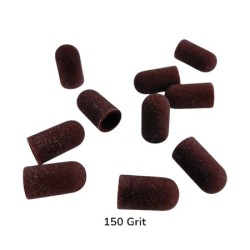 Pedicure slijpkapjes Ø 5 mm - 150 Grit - 10 stuks Bruin