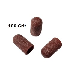 Pedicure slijpkapjes Ø 5 mm - 180 grit - 10 stuks Bruin