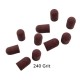 Pedicure slijpkapjes Ø 7 mm - 240 grit - 10 stuks Bruin