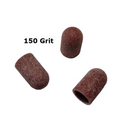 Pedicure slijpkapjes Ø 7 mm - 150 grit - 10 stuks Bruin